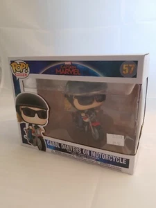 Funko POP! Ride Marvel, Captain Marvel: Carol Danvers on Motorcycle UNOPENED #57 - Picture 1 of 3