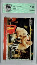 Brandon Vera/Fabiano Scherner 2009 Topps UFC #34 Silver 1/288 Rookie Card PGI 10