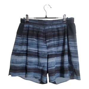 Lululemon Short Men L Blue Surge High Tide Lined Beach Coastal Athleisure Swim - Picture 1 of 8