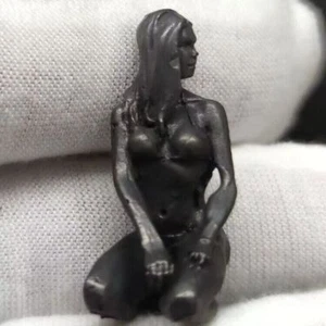 Bronce Cobre Miniatura Sexy Dama Estatua Anime Niña Estatuilla Adornos - Imagen 1 de 5