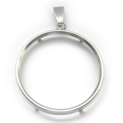 Münzfassung Coin Bezel Silber 925 Innendurchmesser 13,2 bis 41,2 mm • Auswahl - Bild 1 von 4