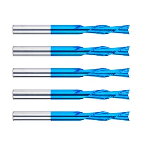 5PCS Down Cut Spiral Router Bit 1/4 Inch Shank CNC Router Bit Set Milling Cutter - Picture 1 of 7