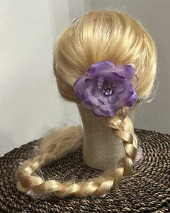 Rapunzel Wig Kids Tangled Disney Princess Halloween Costume Fancy Braid Dress-up - Picture 1 of 14