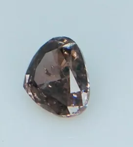 0.42ct AUSTRALIAN PINK DIAMOND Fancy Intense Purplish Pink Heart Clarity I1 High - Picture 1 of 9