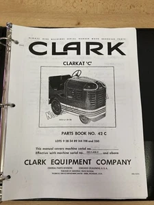 Clark Clarkat C Tow Tractor Parts Catalog - Picture 1 of 9