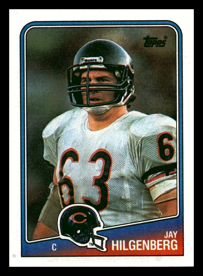1988 Topps Jay Hilgenberg #77 Chicago Bears Mint - Image 1 of 2