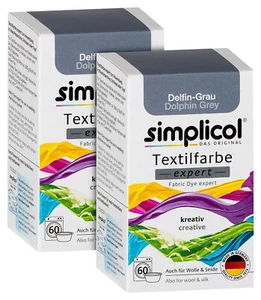 Textilfarbe expert Delfin-Grau 1717 2er Pack Farbe für kreatives einfaches Fä... - Bild 1 von 8