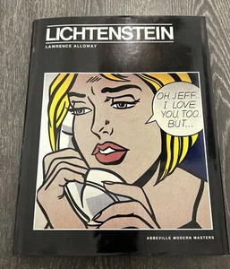 1983 Erstausgabe Buch LICHTENSTEIN ABBEVILLE MODERN MASTERS Lawrence Alloway - Bild 1 von 14