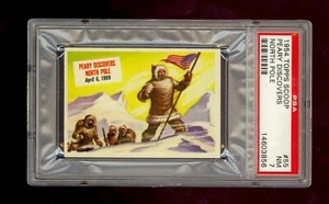 1954 Topps Scoop #55 Peary Discovers North Pole PSA NM 7 Scoops - Picture 1 of 3
