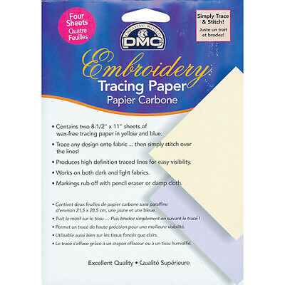 DMC Embroidery Transfer Paper - Pack Of 4 Sheets - 21.5 X 28.5 Cm Ea • 7.58€