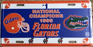 Florida Gator’s 1996 Football National Champions license plate tag New/sealed - Picture 1 of 4