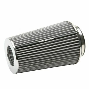 Edelbrock 43692 Pro-Flo White Tall Conical Air Filter with 3", 3.5" and 4" Inlet - Foto 1 di 5