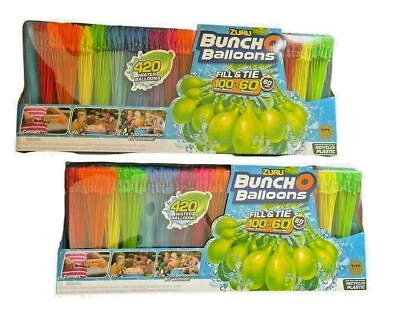 Zuru Bunch O Balloons(420 each box)840 Total Count 2 Boxes FAST FREE SHIPPING  - Image 1 of 4