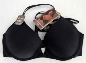 New AMBRIELLE BRA 36A Mystique Plunge Extreme Push-Up Black NWT - Picture 1 of 7