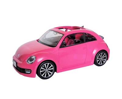 芭比大众甲壳虫热粉色大众汽车 BJP37 2013 美泰 — 第 1/4 张图片
