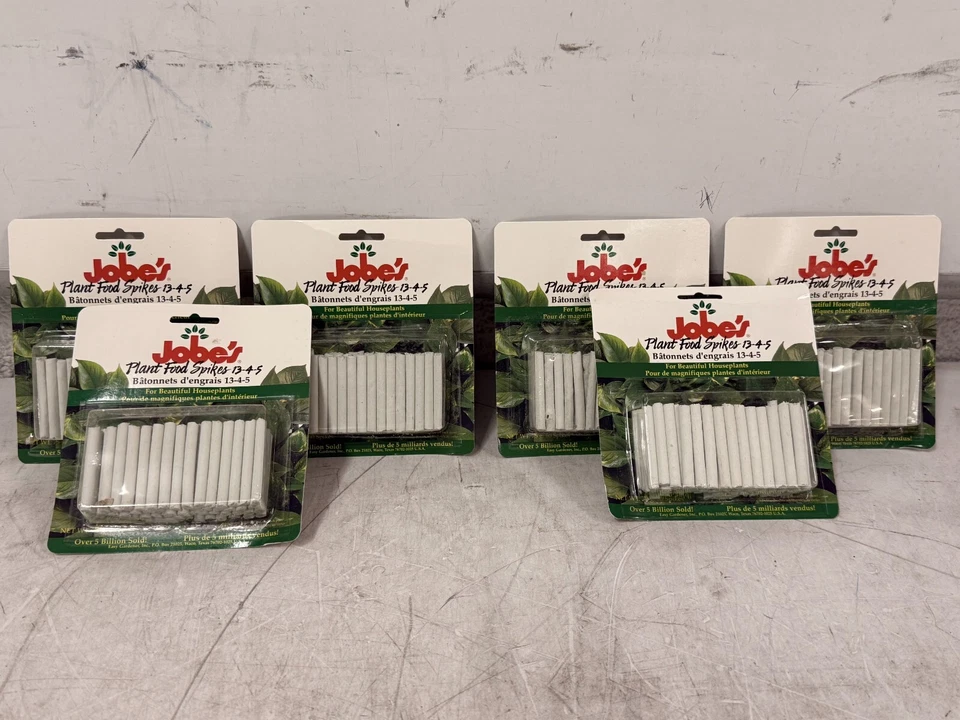 QTY 360 ALWAYS FRESH Jobe's Beautiful Houseplant Plant Food Spikes 13-4-5 - Image 1 of 4