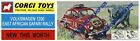 Corgi Giocattoli 256 Volkswagen 1200 Africano Rally Auto Poster Targa Streamer