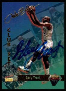 1995-96 Signature Rookies Autobilia Tetrad Gary Trent Auto Milwaukee Bucks #14