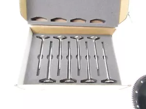 NEW DEL WEST Titanium Exhaust Valves 7MM x 1.615 x 5.845 CHEVY FORD XCELDYNE - Foto 1 di 5