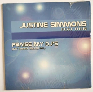 JUSTINE SIMMONS : PRAISE MY DJ' S (12" REMIX) 🟊⭐️ AS NEW FRENCH CD ! ⭐️🟊 - Imagen 1 de 2