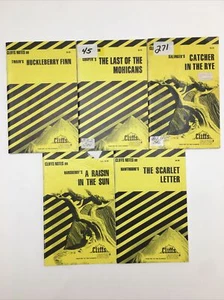 Lot of 5 Cliff's Notes - Picture 1 of 10