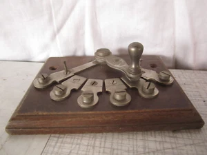 Antiker Schalter um 1900 Historische Elektrik Dachbodenfund alte Elektrick - Bild 1 von 4