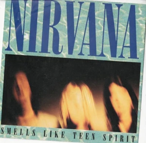 NIRVANA Smells Like Teen Spirit GERMAN PICTURE SLEEVE ONLY NO RECORD Grunge - Picture 1 of 2