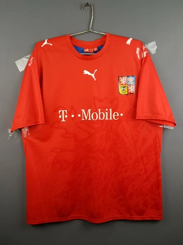 Czech Republic jersey XL 2006 2007 home shirt soccer football Puma ig93 Cover