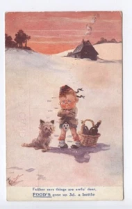 (KLj8402) T Gilson Comickarte, Food's Gone Up 3d eine Flasche, um 1920 - Bild 1 von 4