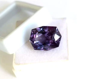 New Russian Natural 11-13 Ct Alexandrite Octagon Cut Loose Gemstone - Picture 1 of 5