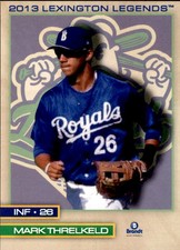 2013 Lexington Legends Brandt #26 Mark Threlkeld Riverside California CA Card