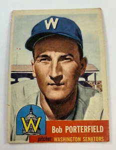1953 Topps Baseball Single #108 Bob Porterfield (Abt. EX) EO2 - Picture 1 of 2