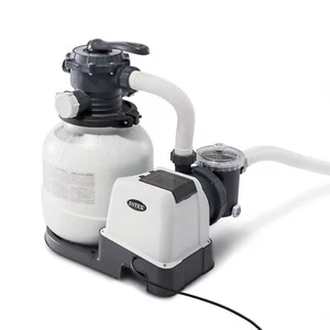 Intex 2100 GPH Above Ground Pool Sand Filter Pump with Automatic Timer(Open Box) - Picture 1 of 12