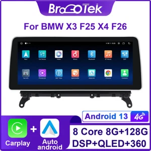 Car Stereo 12,3'' 8+128GB  Auto Stereoanlage CarPlay GPSFür BMW X3 X4 F25 F26 - Bild 1 von 15