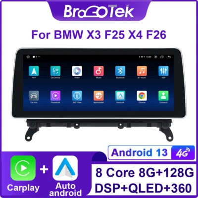 Car Stereo 12,3'' 8+128GB  Auto Stereoanlage CarPlay GPSFür BMW X3 X4 F25 F26 - Bild 1 von 4