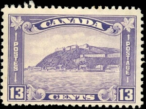  Canada Mint H F+ Scott #201 13c 1932 King George V Medallion Stamp   - Imagen 1 de 2