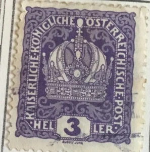 Briefmarke Österreichische Kaiserkrone 1916-1918 - Bild 1 von 1