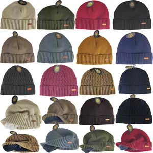 CAPPELLO BEANIE CAPPELLO THINSULATE RIVESTIMENTO IN PILE TERMICO CAPPELLO TEMPO FREDDO - Foto 1 di 34