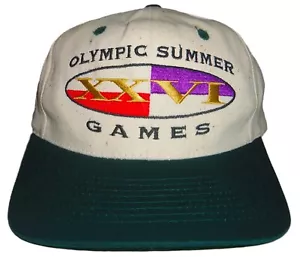 SOMBRERO SNAPBACK VINTAGE AÑOS 90 VERANO XXVI JUEGOS 1996 ATLANTA HANES - Imagen 1 de 3