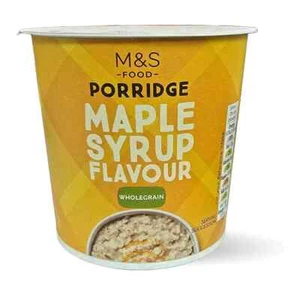 Maple Syrup Flavour Porridge M&S 70g Simply Fill with Hot Water - Picture 1 of 5