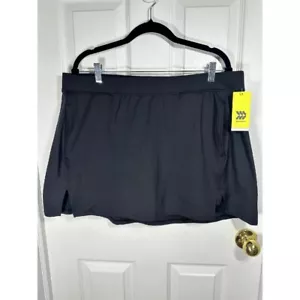 NWT! All in Motion Black Skort High-Rise Slim Fit Athletic Skirt Shorts XXL - Picture 1 of 7
