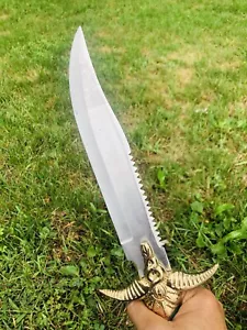 MASSANFERTIGUNG D2 WERKZEUGSTAHL DOPPELKLINGE NEUESTES BOWIE DESIGN JAGD - Bild 1 von 3
