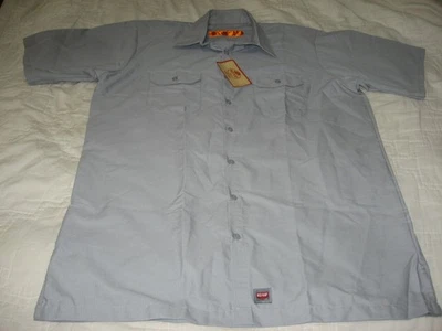 Red Kap Men's Workwear Short Sleeve Button Up Shirt XL - Image 1 of 4