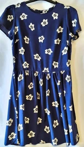 Atmosphere Summer Dress sized 14 Blue Floral - Picture 1 of 3