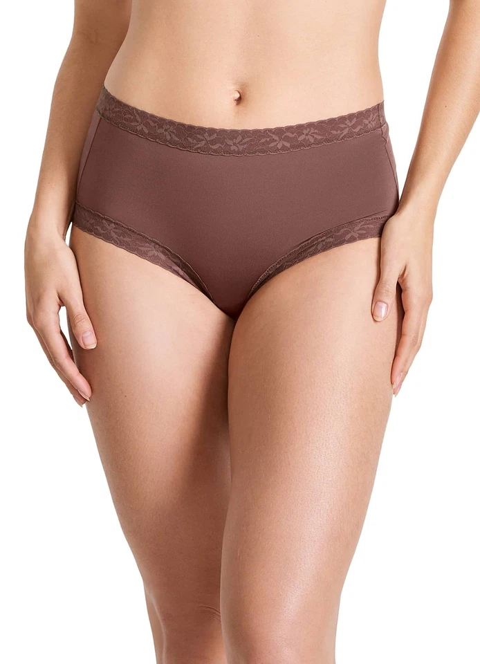 Jockey Women's Soft Stretch Lace Microfiber Brief - Image 1 of 1