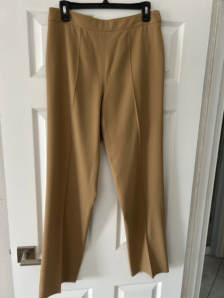 Women’s Kate Hill Camel Color Wool Dress Pants Size 8 Made In Turkey - Image 1 of 4
