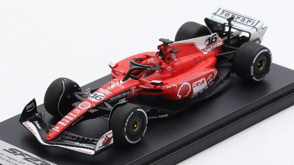 Ferrari F1 Sf / 23 #16 Las Vegas Gp 2023 C.leclerc 1:43 Model LOOKSMART - Immagine 1 di 1