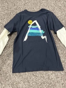 Tea Collection Boys Size 10 Mountain Long sleeve shirt - Picture 1 of 3