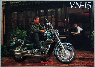 KAWASAKI VN-15 MOTORCYCLE Sales Brochure c1995 #99949-1022 ALL-E IV-VIII - Image 1 of 4
