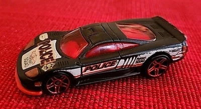 Coche diecast Saleen S7 Police Squad 2001 Black Hotwheels edición limitada 1:64 Foto 1 de 4